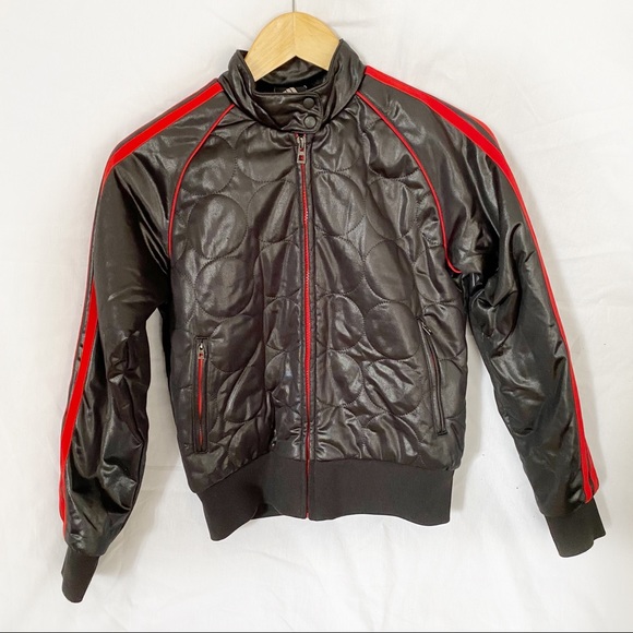 Adidas Quilted Bomber Style Track Jacket Small - Picture 5 of 7